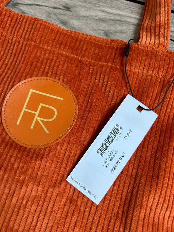 👜 Four Roses Corduroy Shopper – Nieuw met label