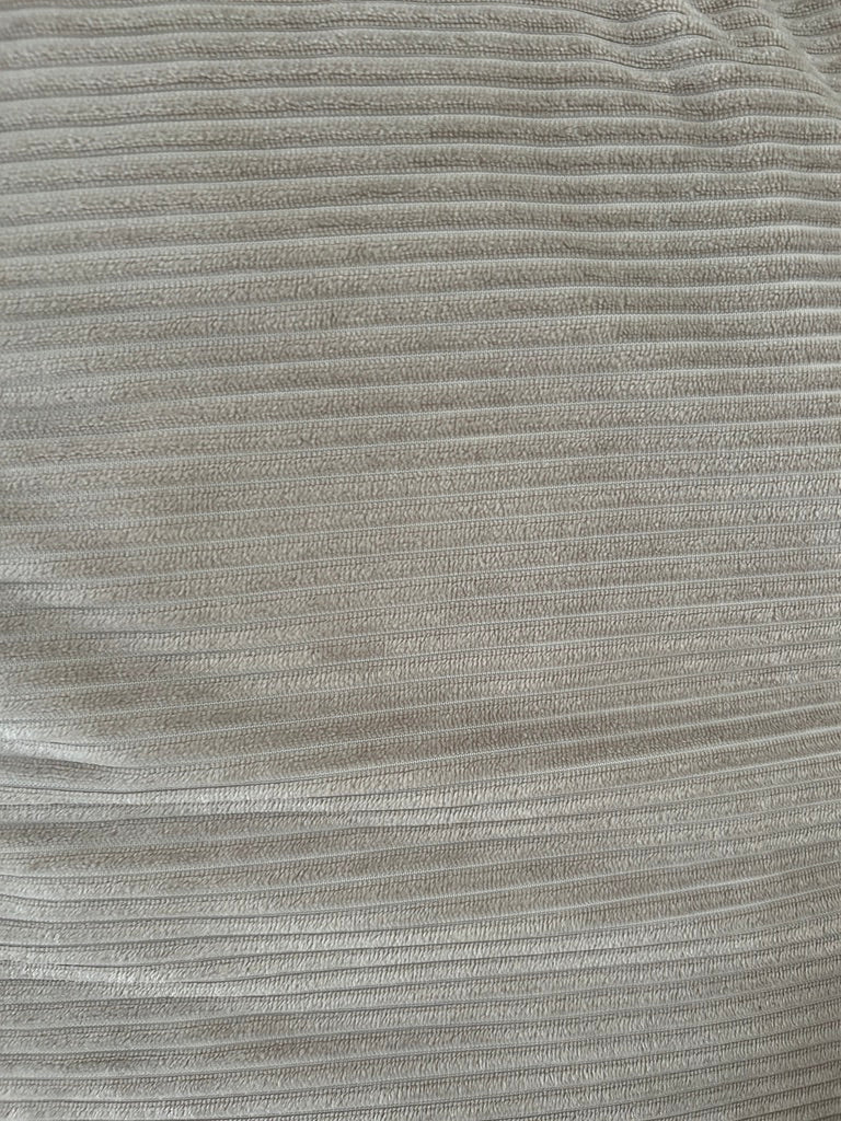 🛋️ Set van 2 Ribkussens – Beige/Taupe | 45 × 45 cm