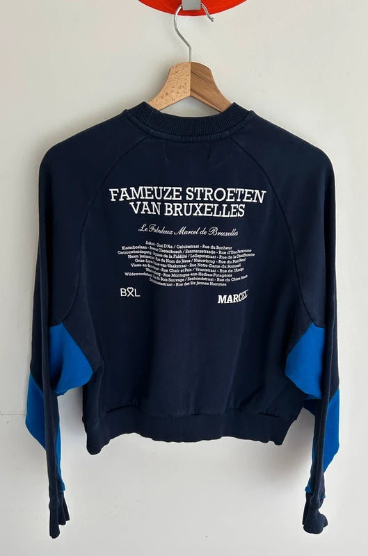 Marcel De Bruxelles sweater – navy/blauw (maat XS)