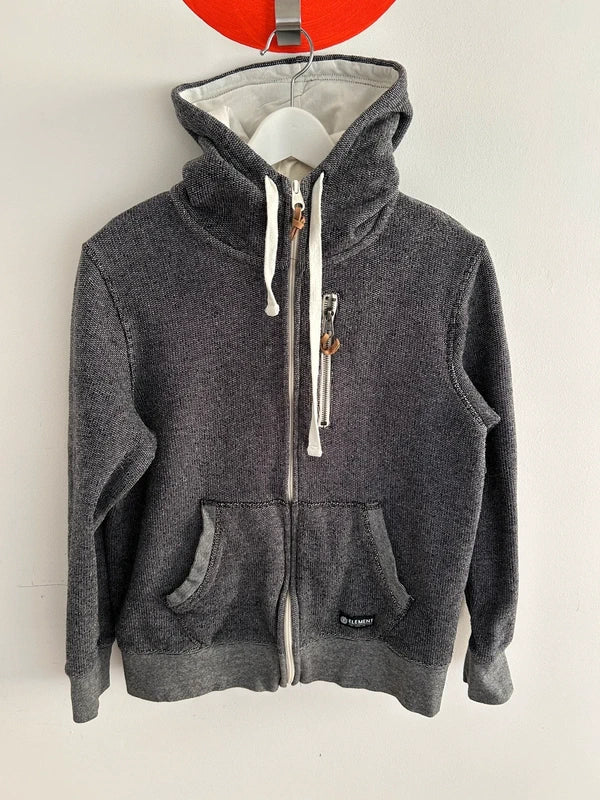 Element hoodie met rits – grijs (maat M)
