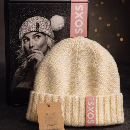 SOXS wollen beanie – Off White | Nieuw in originele verpakking
