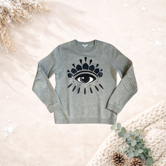 Kenzo Paris Eye sweater – grijs (maat M)