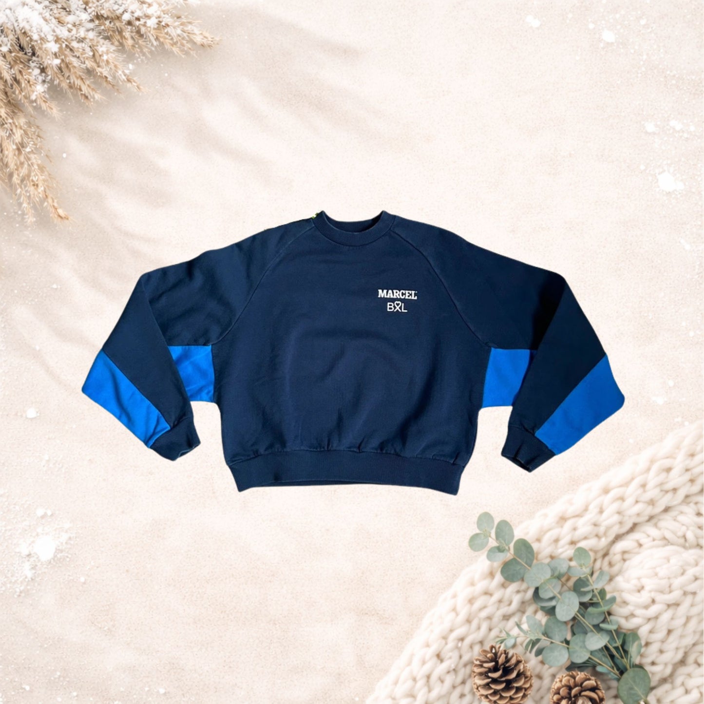 Marcel De Bruxelles sweater – navy/blauw (maat XS)